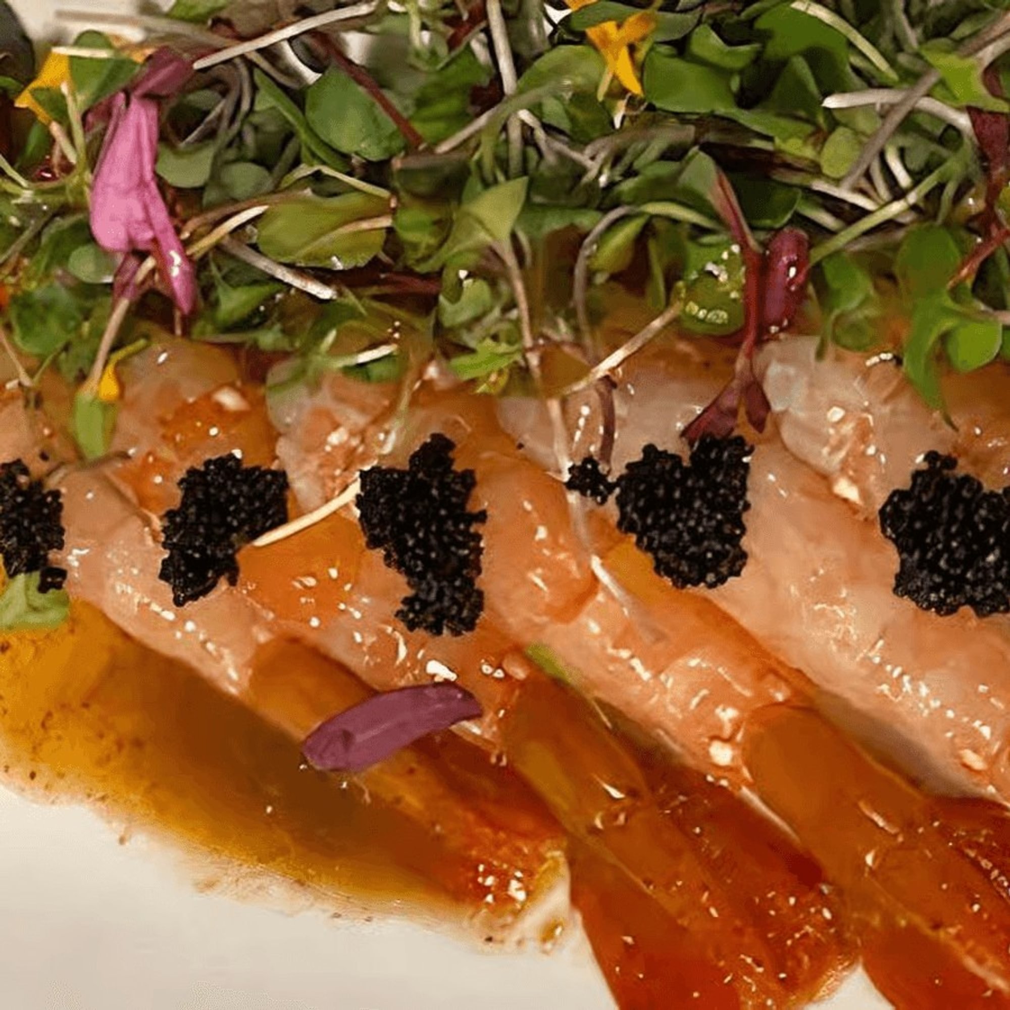 Sweet Shrimp Carpaccio
