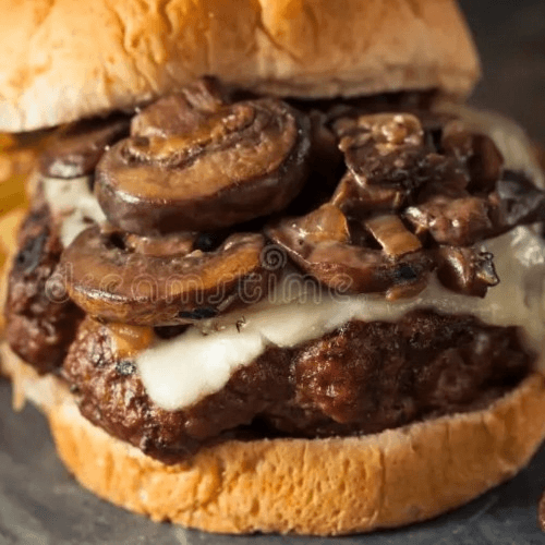 Swiss Mushroom Burger