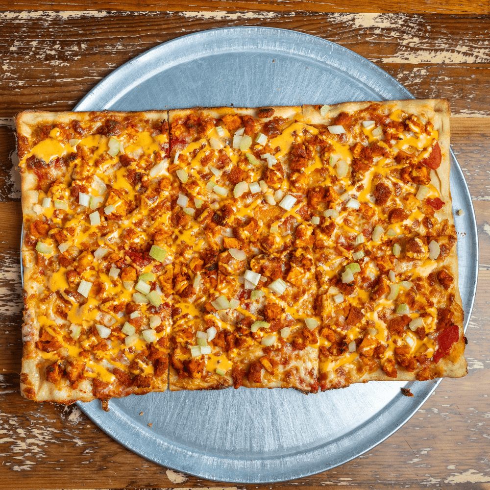 Buffalo Chicken Gourmet Sicilian Pizza