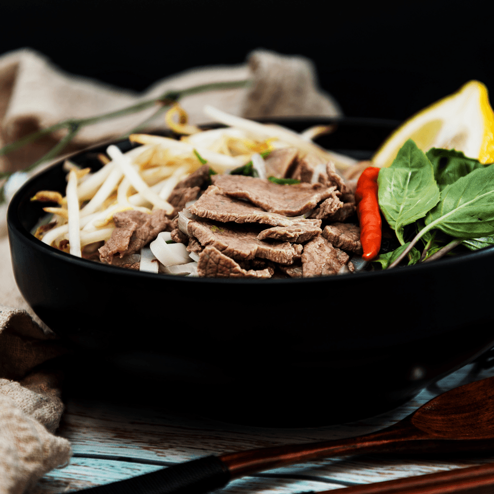 224. Phở Tái, Nạm, Gầu, Pho W/ Steak Flank Brisket