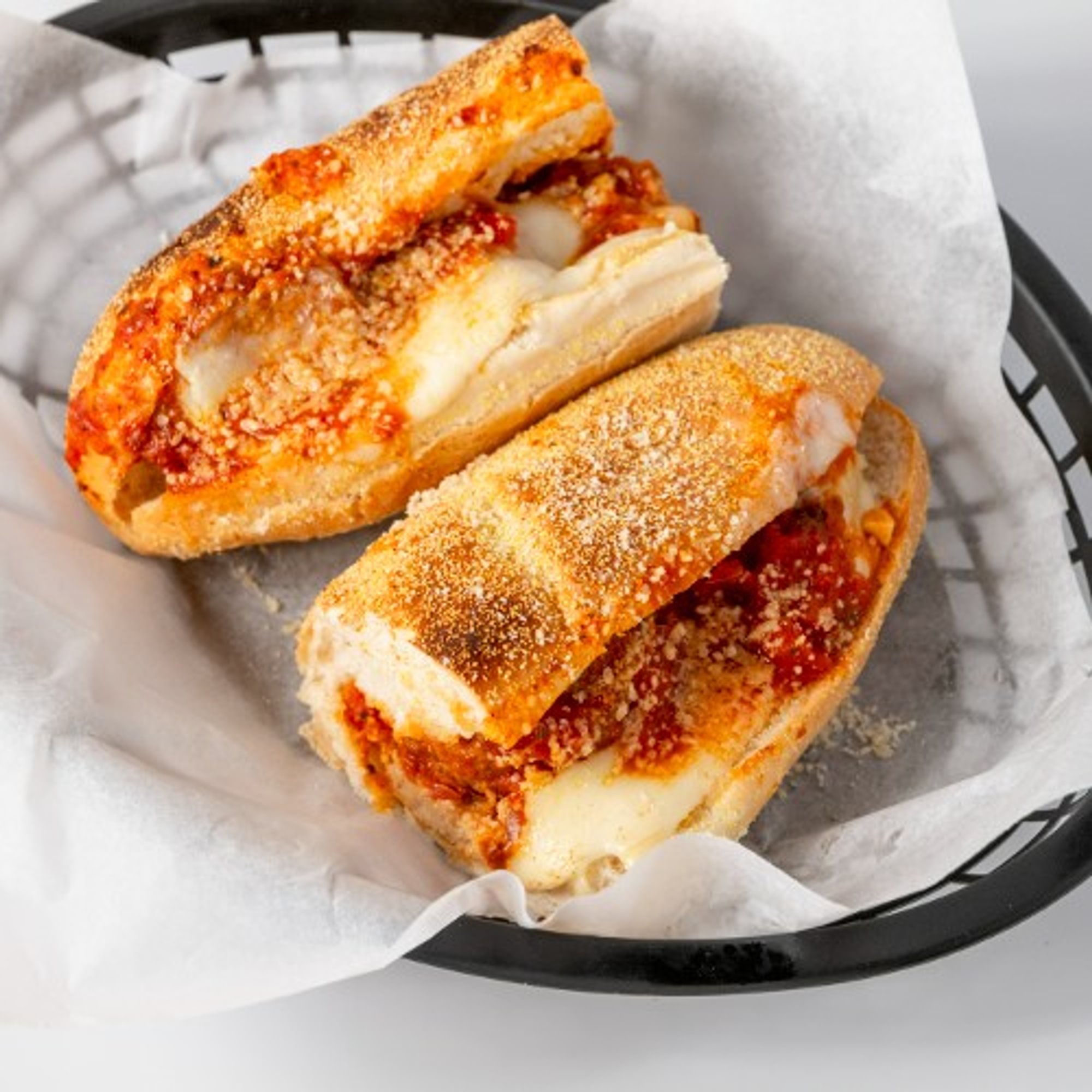 Meatball Parmesan Sandwich
