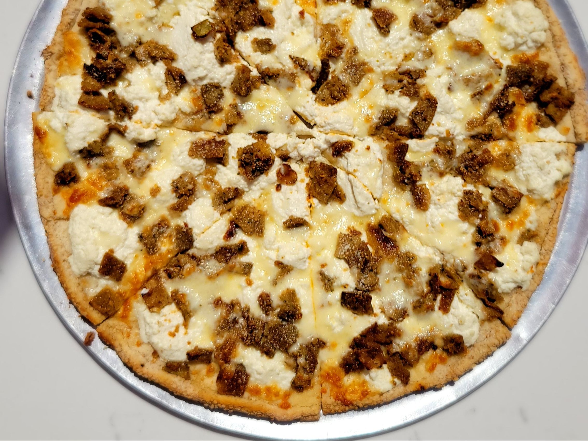 Eggplant Ricotta Pizza