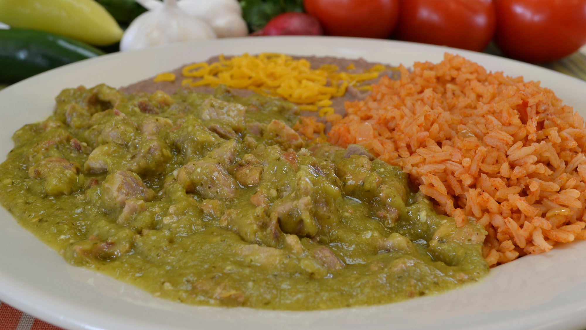 #12 Green Chile Plate Combo