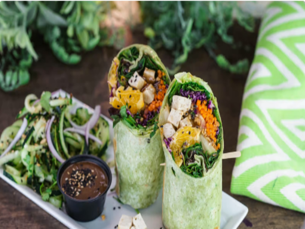 (w3) THE KYOTO PROTOCOL (Asian Veggie Wrap with Real Chicken)