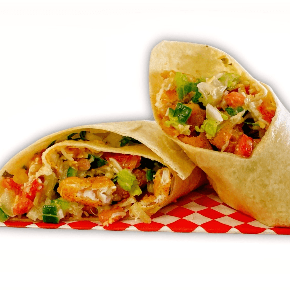 Fish Wrap with Fries