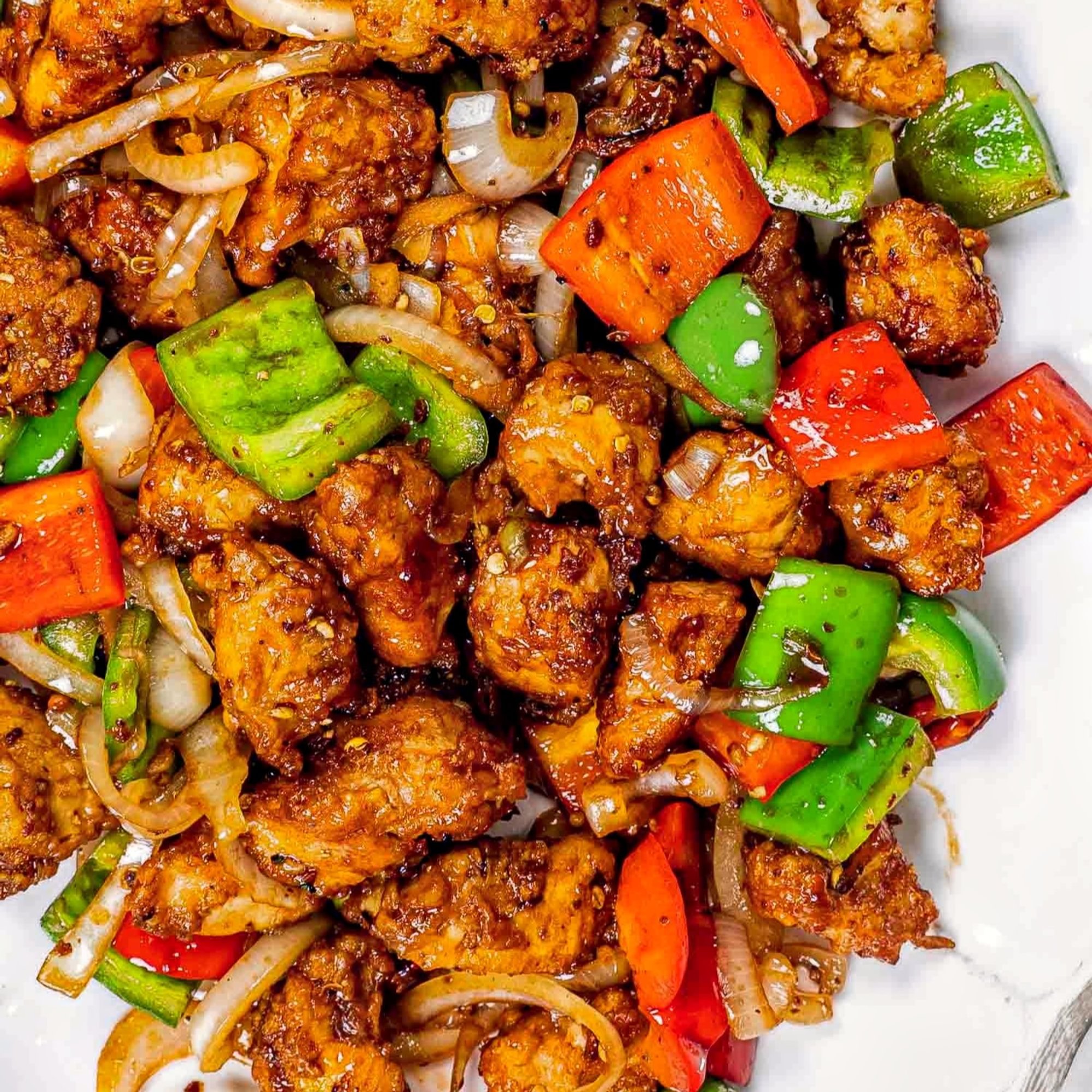 Schezwan Chicken (Dry)