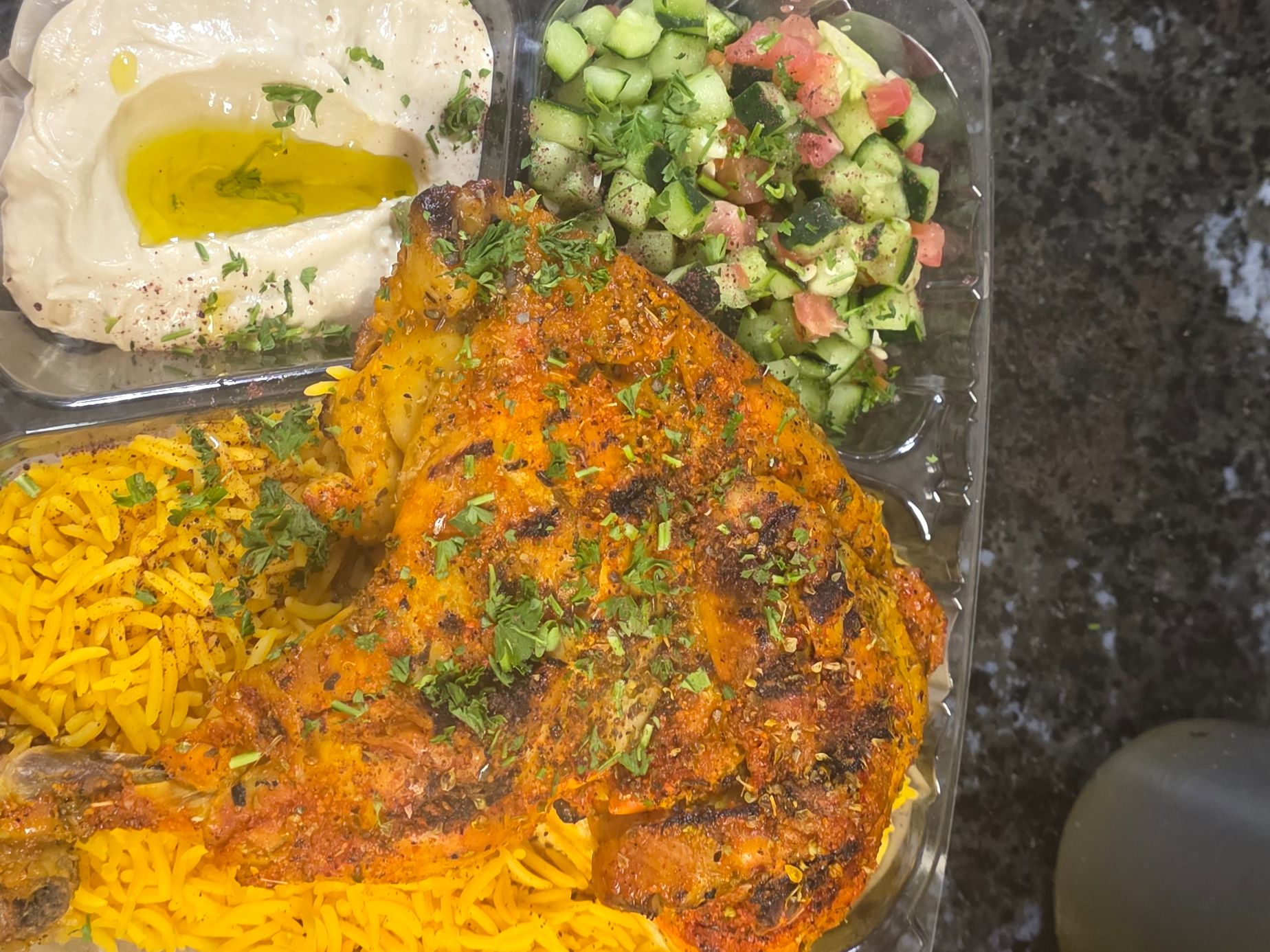 Athenian Half Chicken Platter