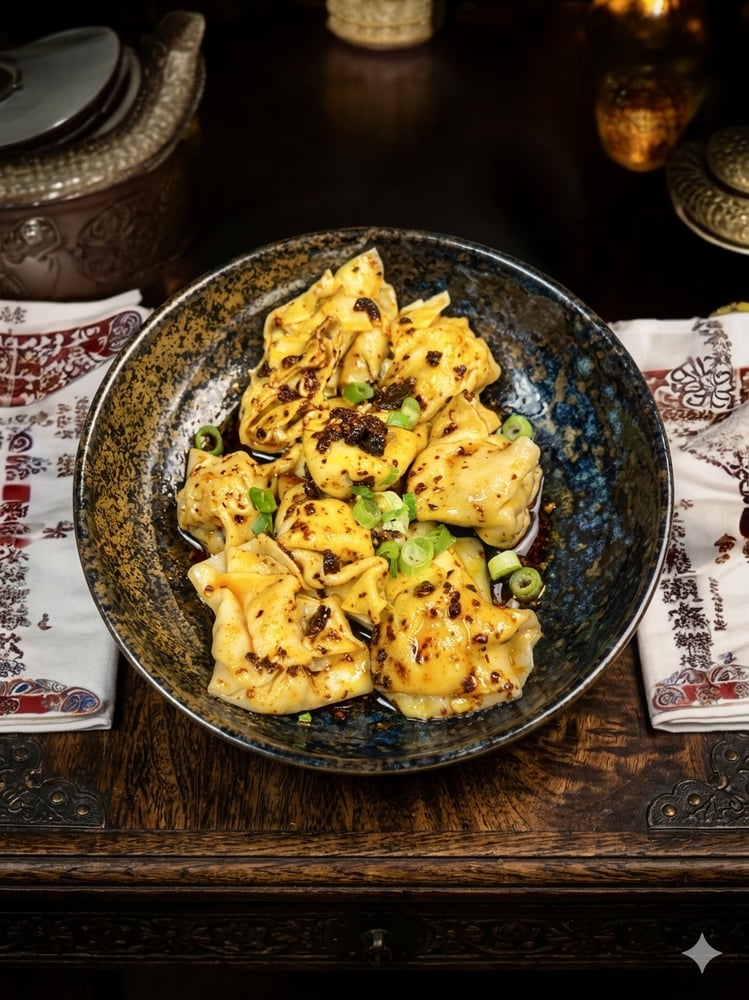 Chili Oil Chicken Wonton (8)