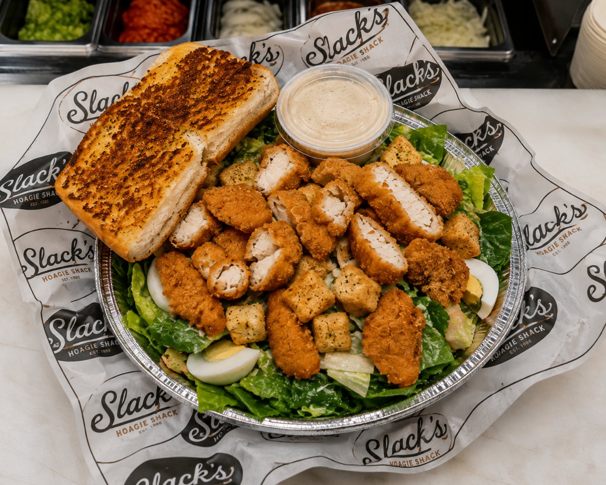 Caesar & Tenders Salad