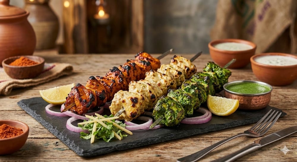 Tandoori Panner Tikka (Choose Flavors) VEG.)