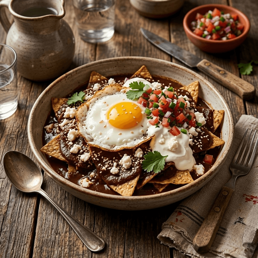 Chilaquiles Con Mole