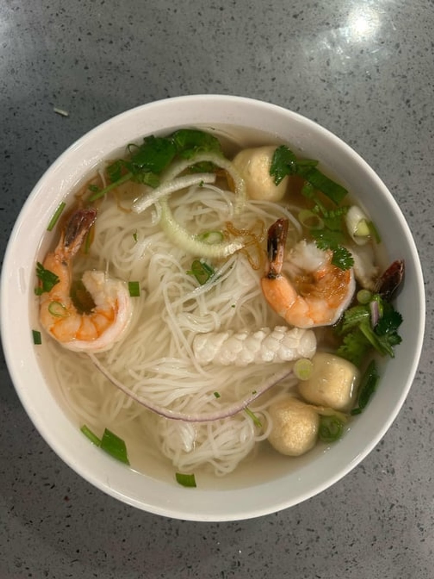 #24 Seafood with Rice Noodle Soup
