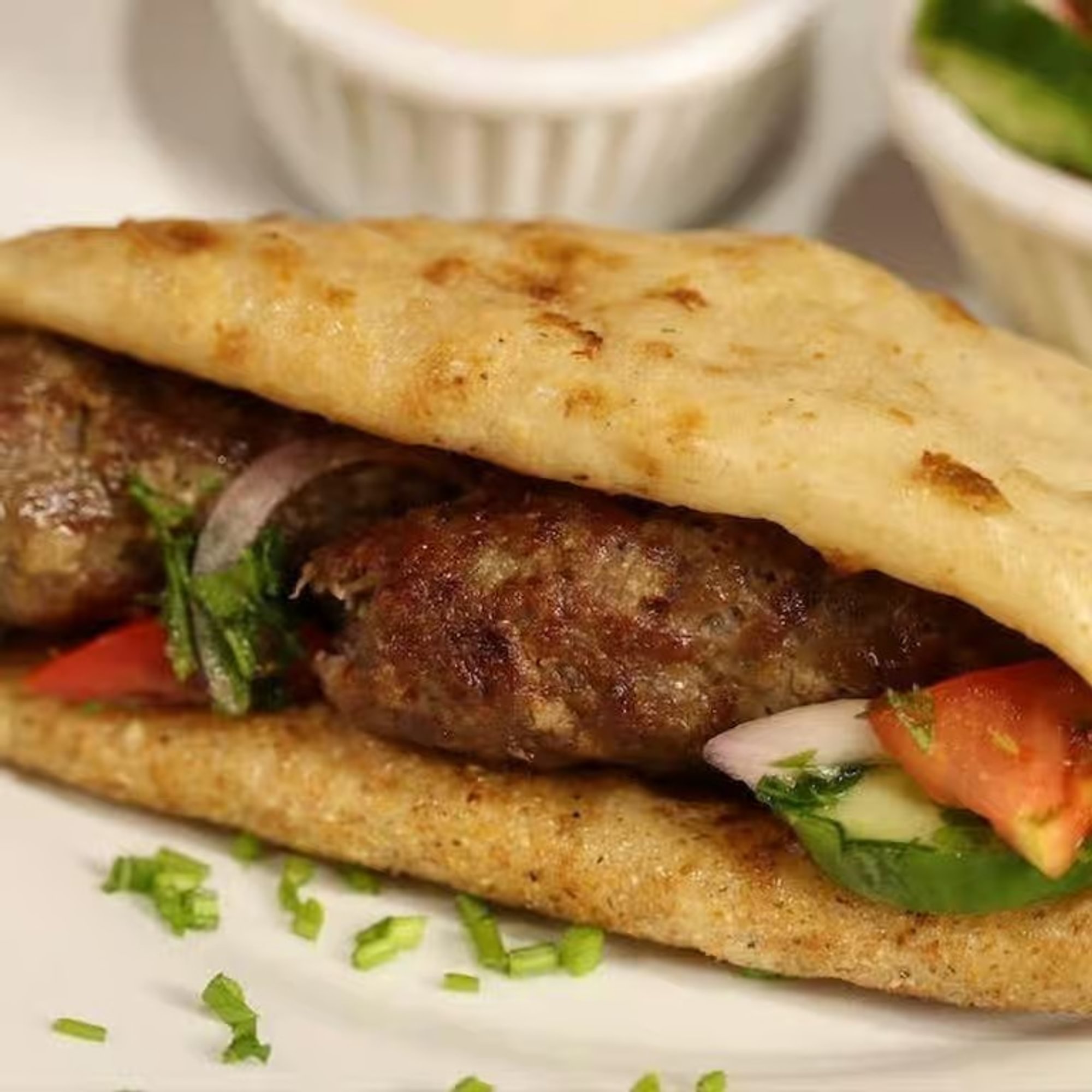 Beef Kofta Sandwich - رغيف كفتة