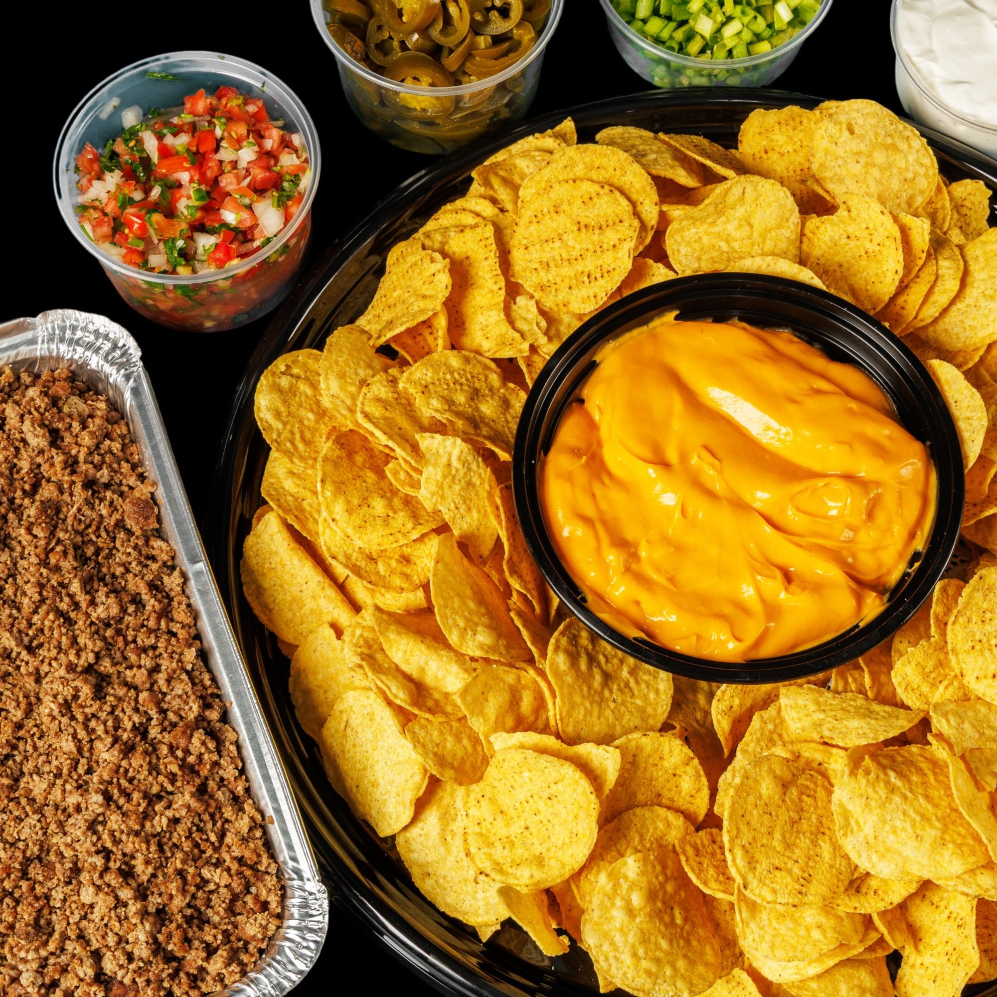 The Supreme Nacho Feast Tray