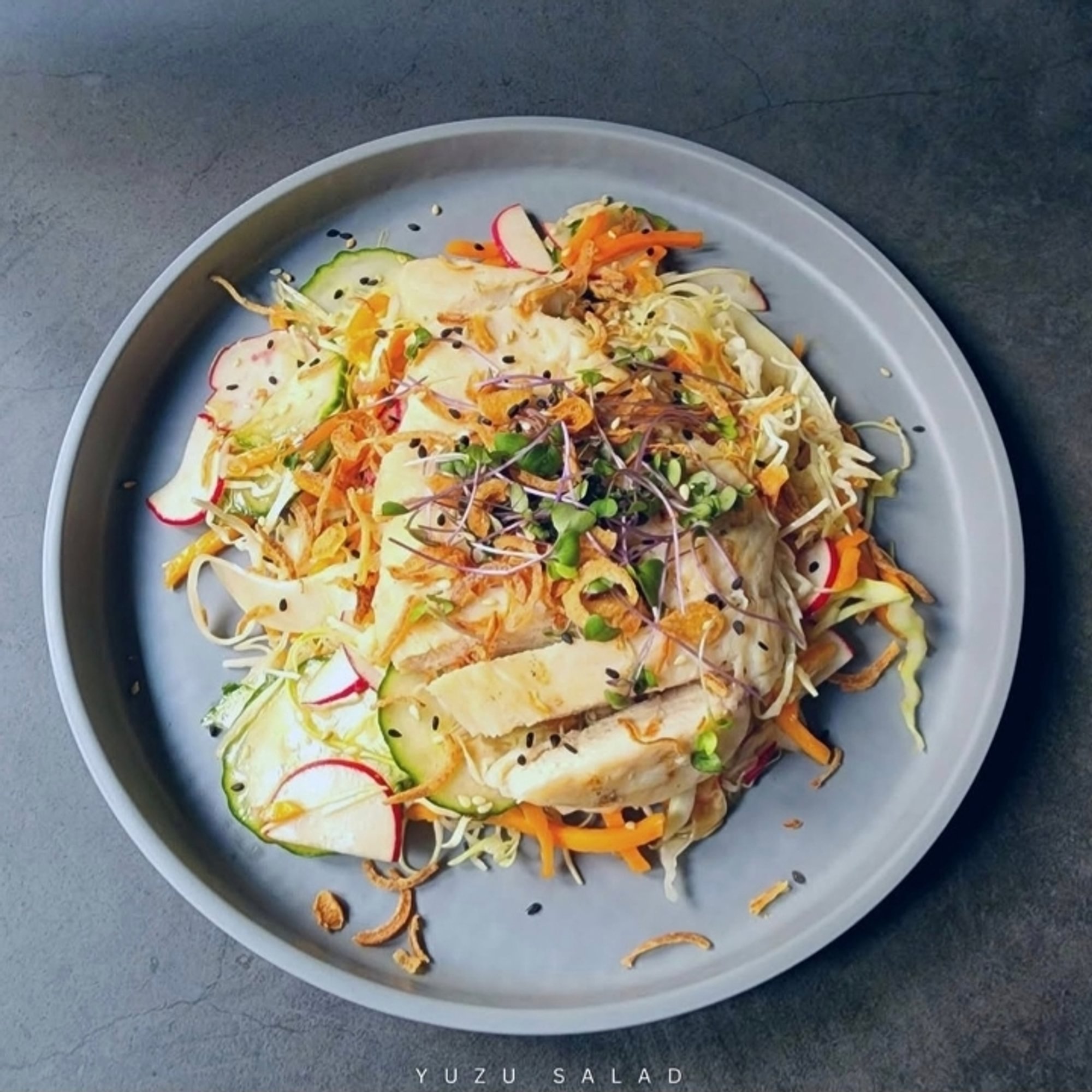 Chicken Yuzu Salad