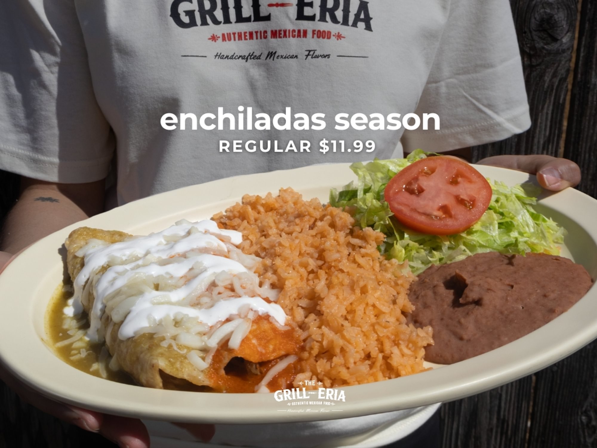Fall Special - Enchiladas Regular