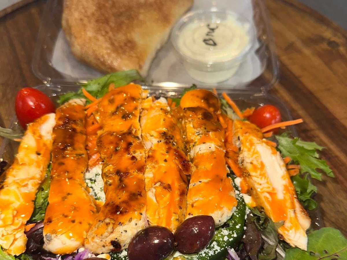 Crispy Buffalo Chicken Salad