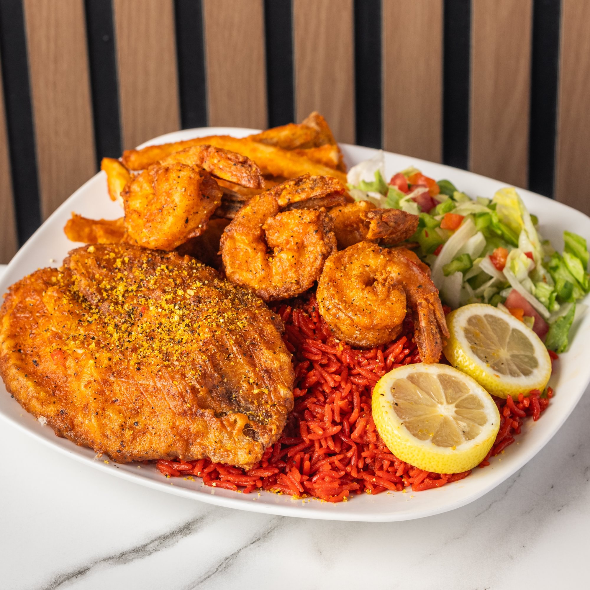Loaded Seafood Rice Bowl