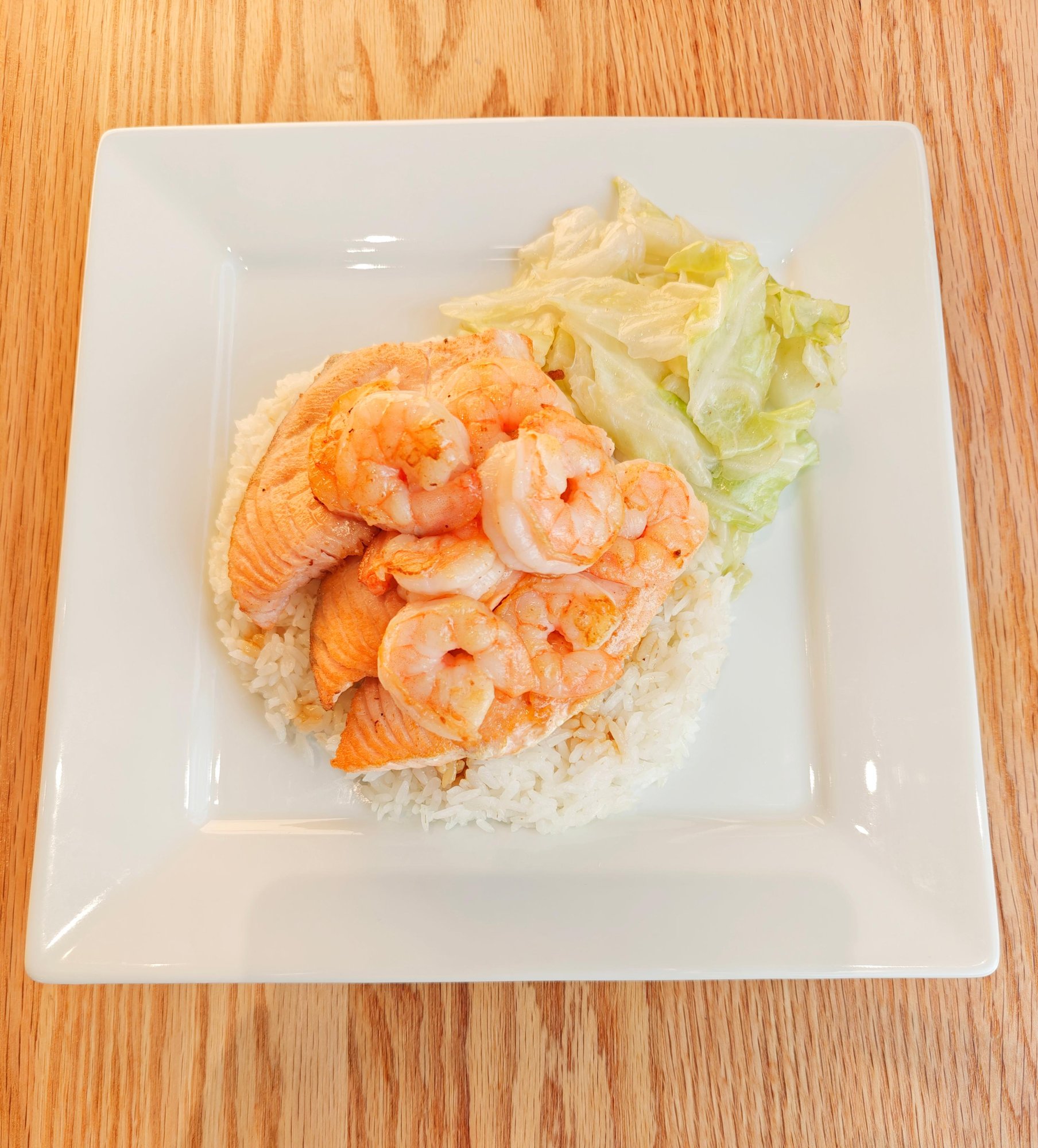 Salmon & Shrimp Teriyaki