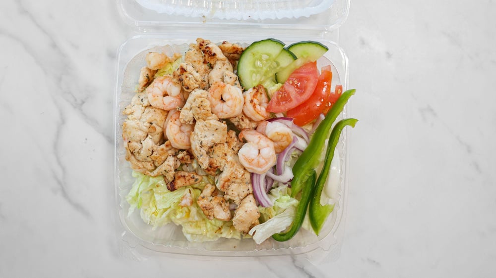 Dat Salad (Grilled Shrimp & Chicken)