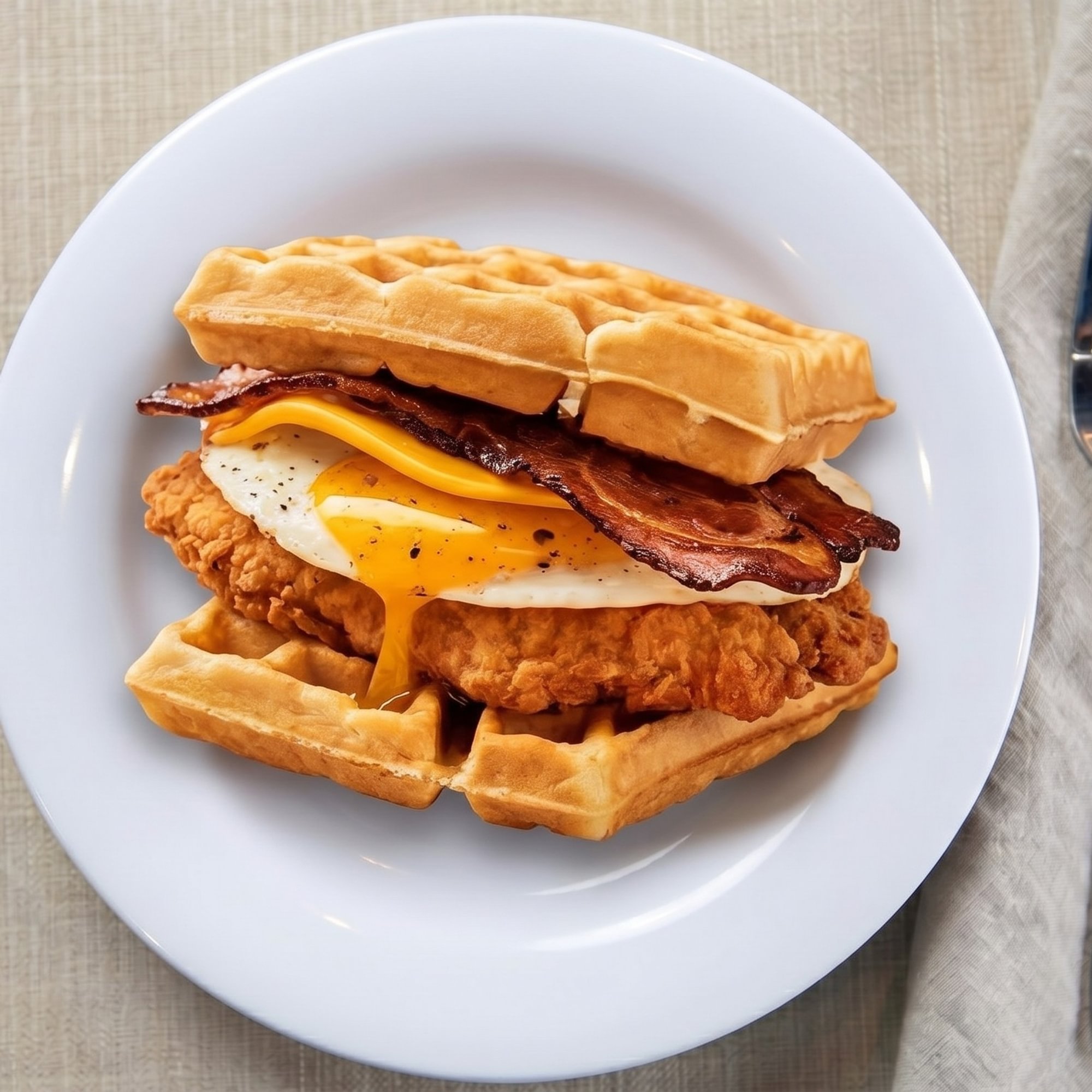 Chicken & Waffle Sandwich