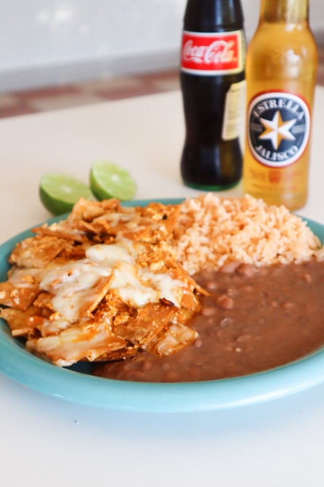 Chilaquiles Plate