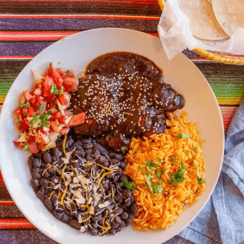Mole Poblano Plate