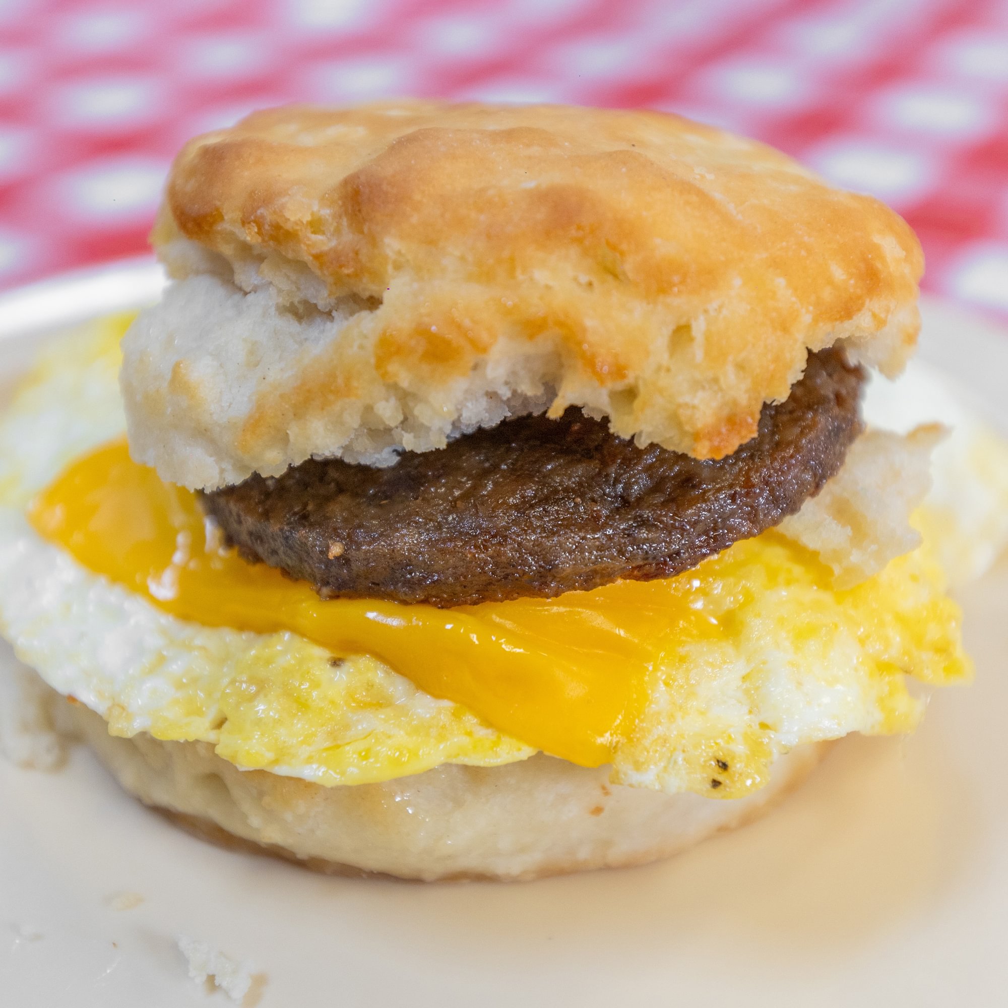 Sausage, Egg & Cheese Biscuit