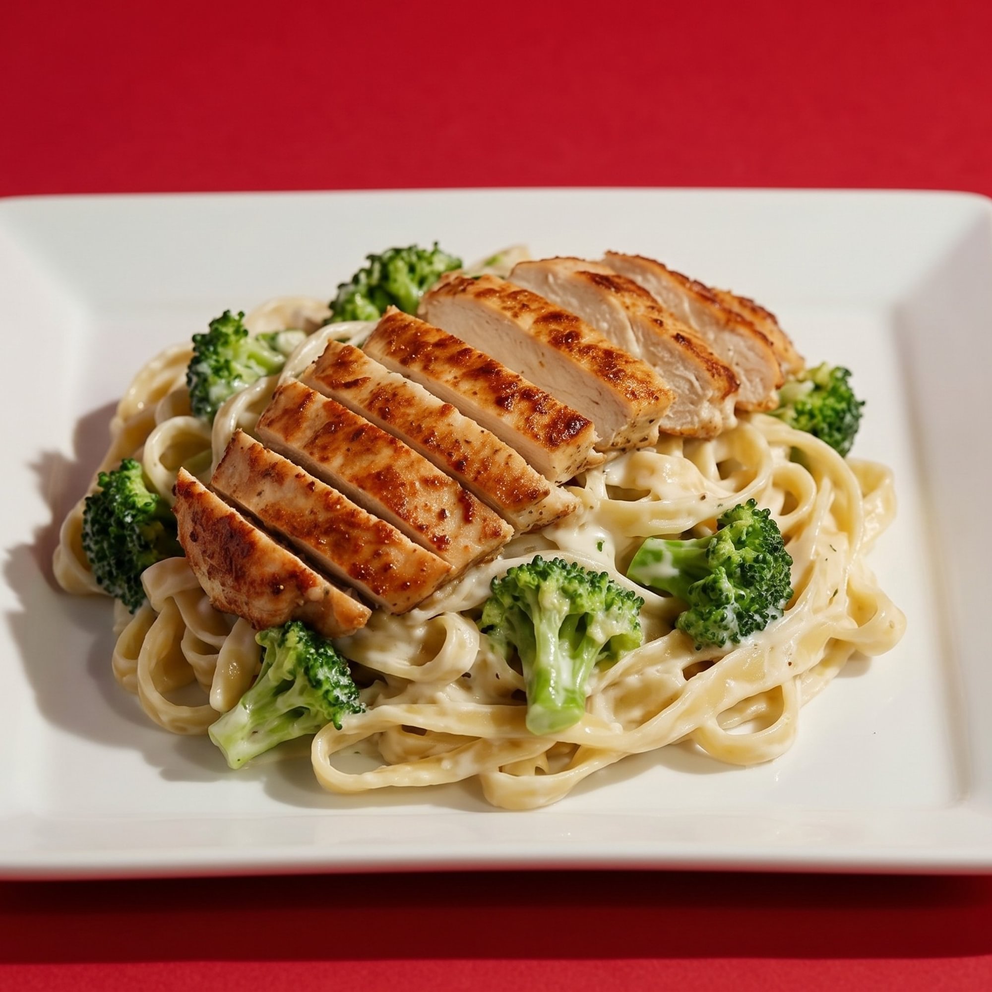 Chicken With Broccoli Alfredo