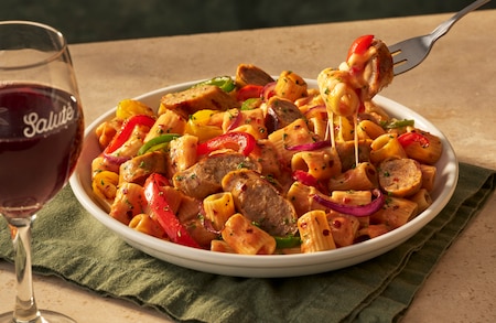Spicy Sausage & Peppers Rigatoni