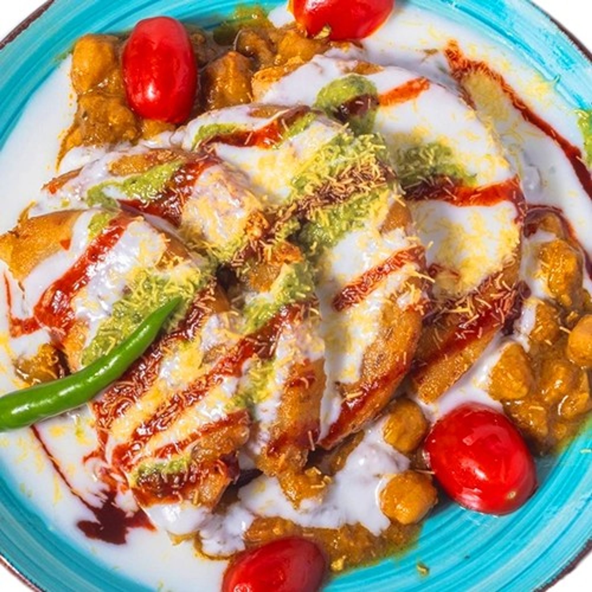 Aloo Tikki Chaat
