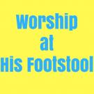 Worship at His Footstool Logo