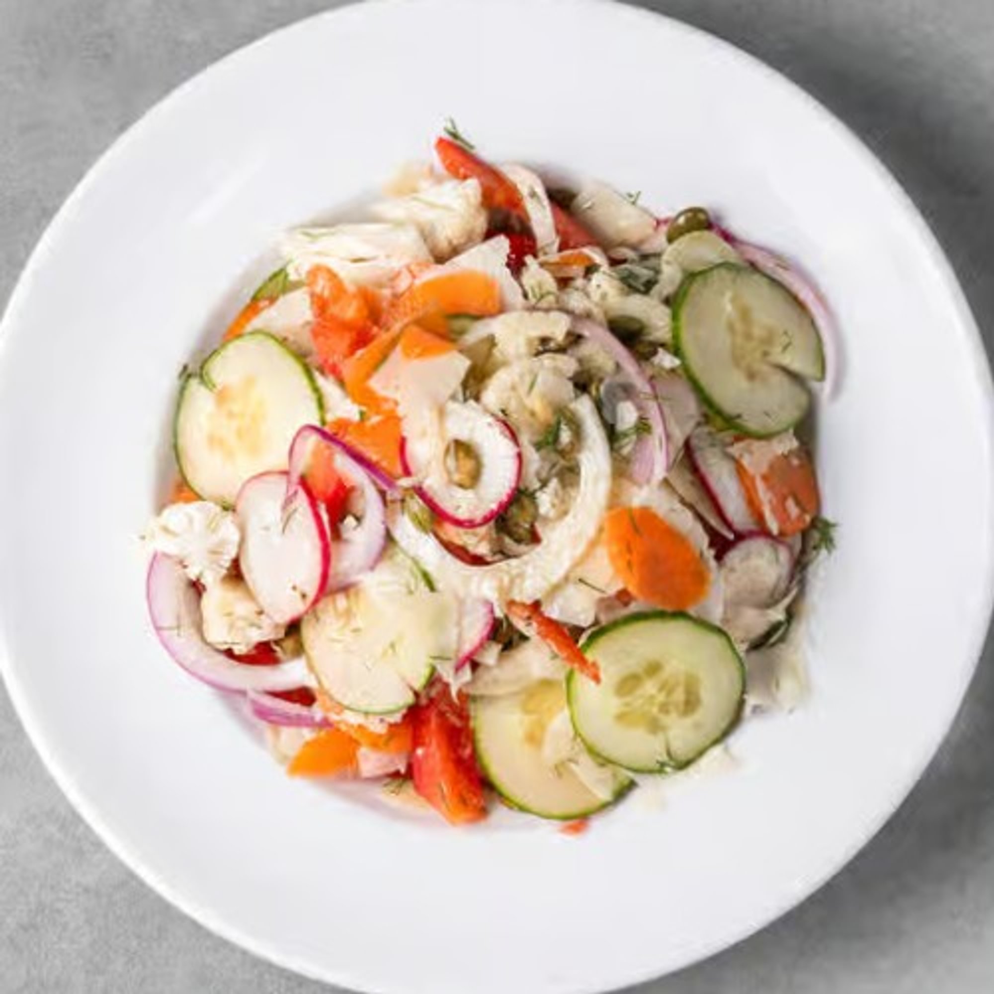 Shaved Vegetable Salad