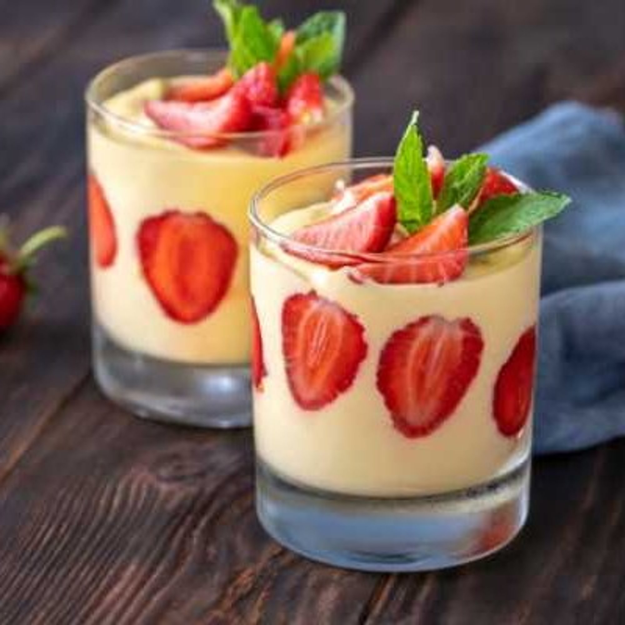 Mango Custard Fruit Salad