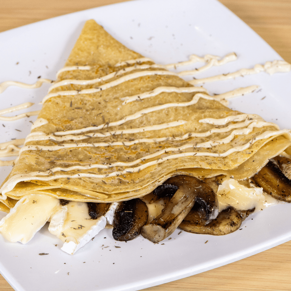 Mushroom & Brie Crêpe