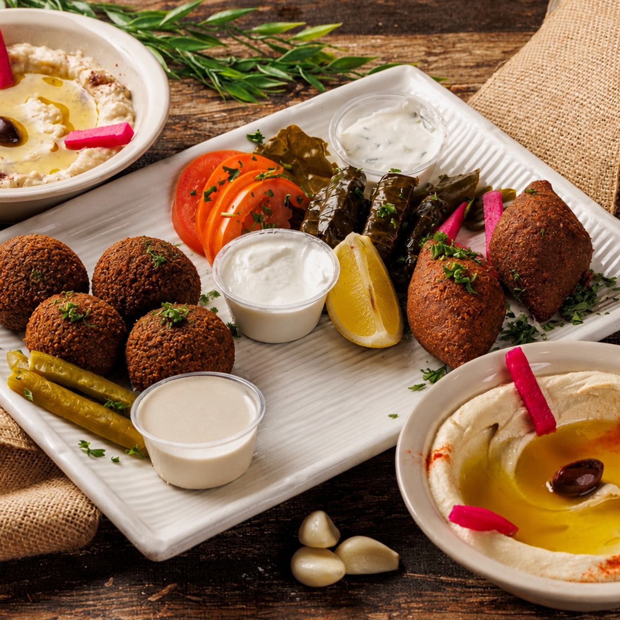 Afrah Sampler (Serves 2 or 4)