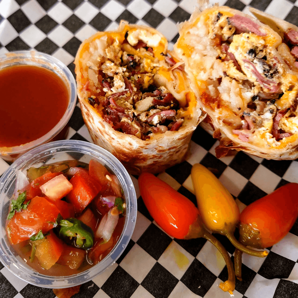 Ham And Egg Burrito