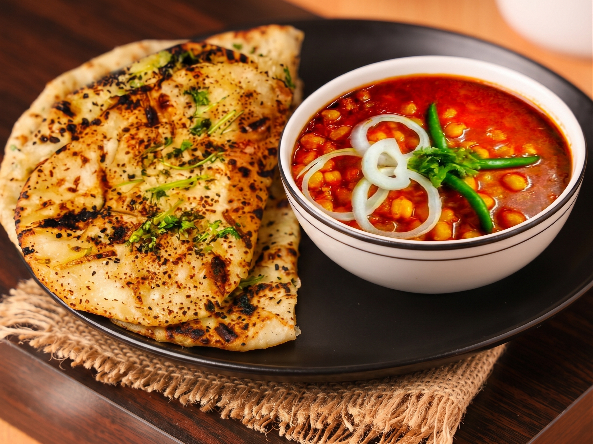 Amritsari Kulcha/ Chole