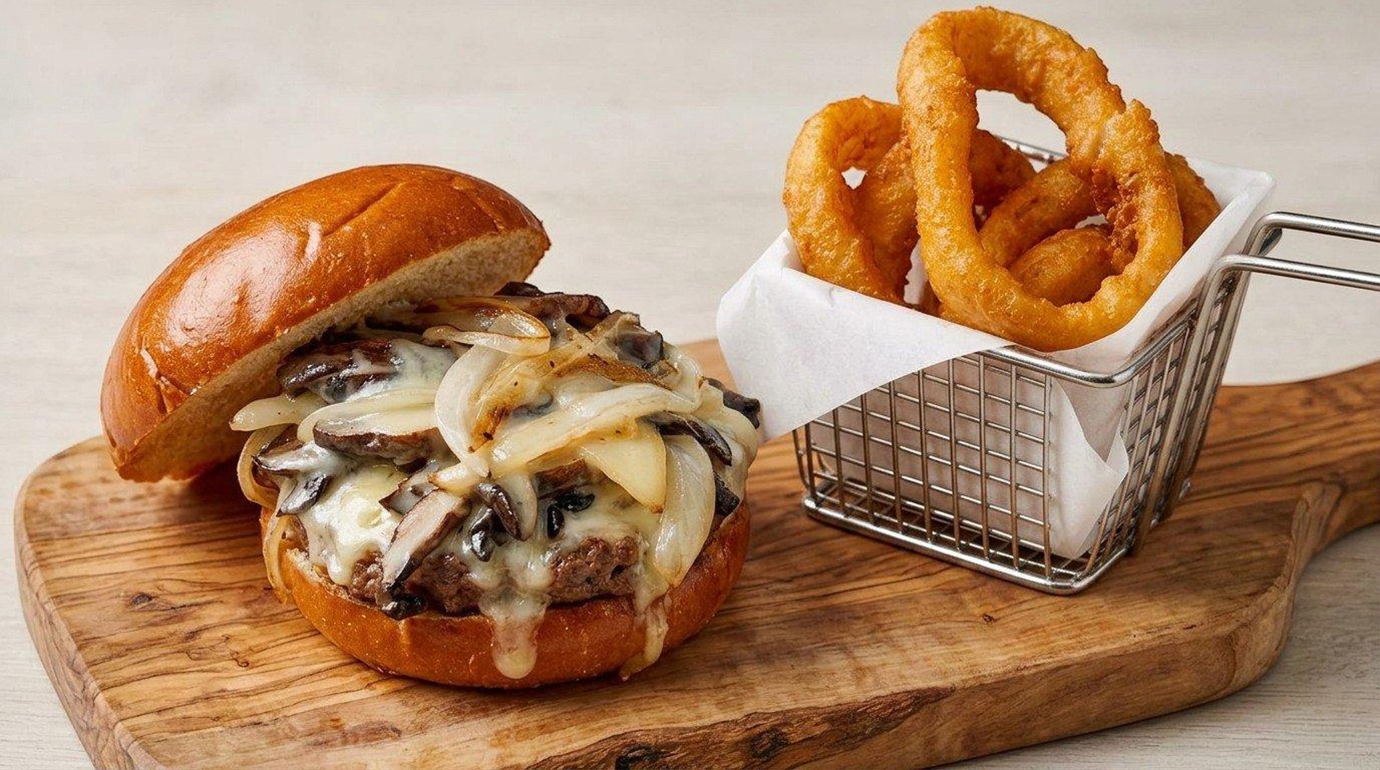 Portabella Cheeseburger