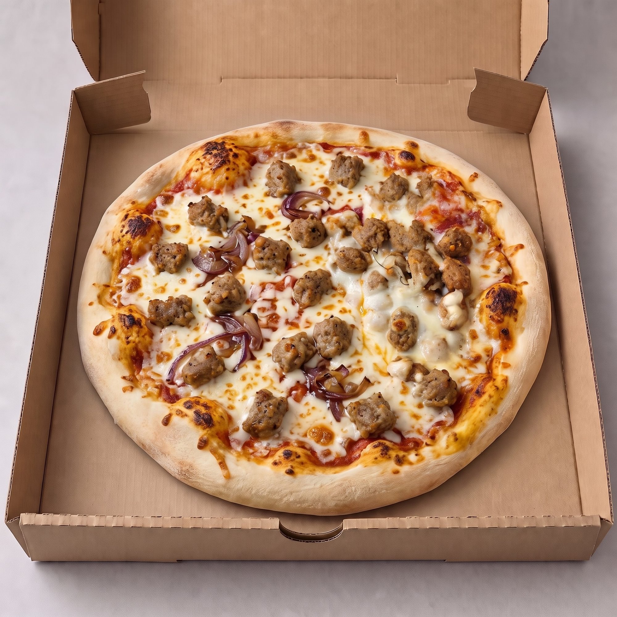 Bacon Cheeseburger Pizza