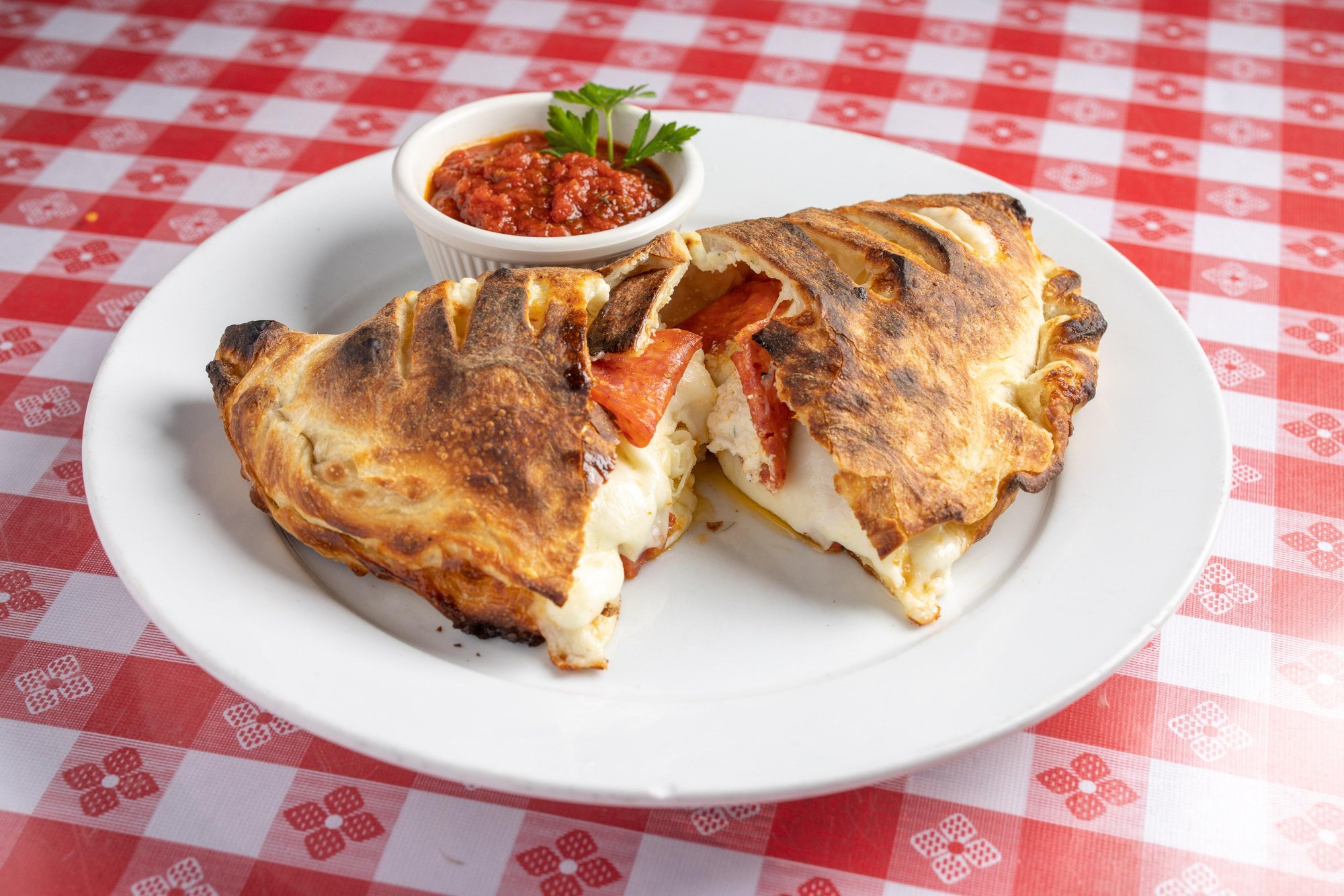 White Calzone