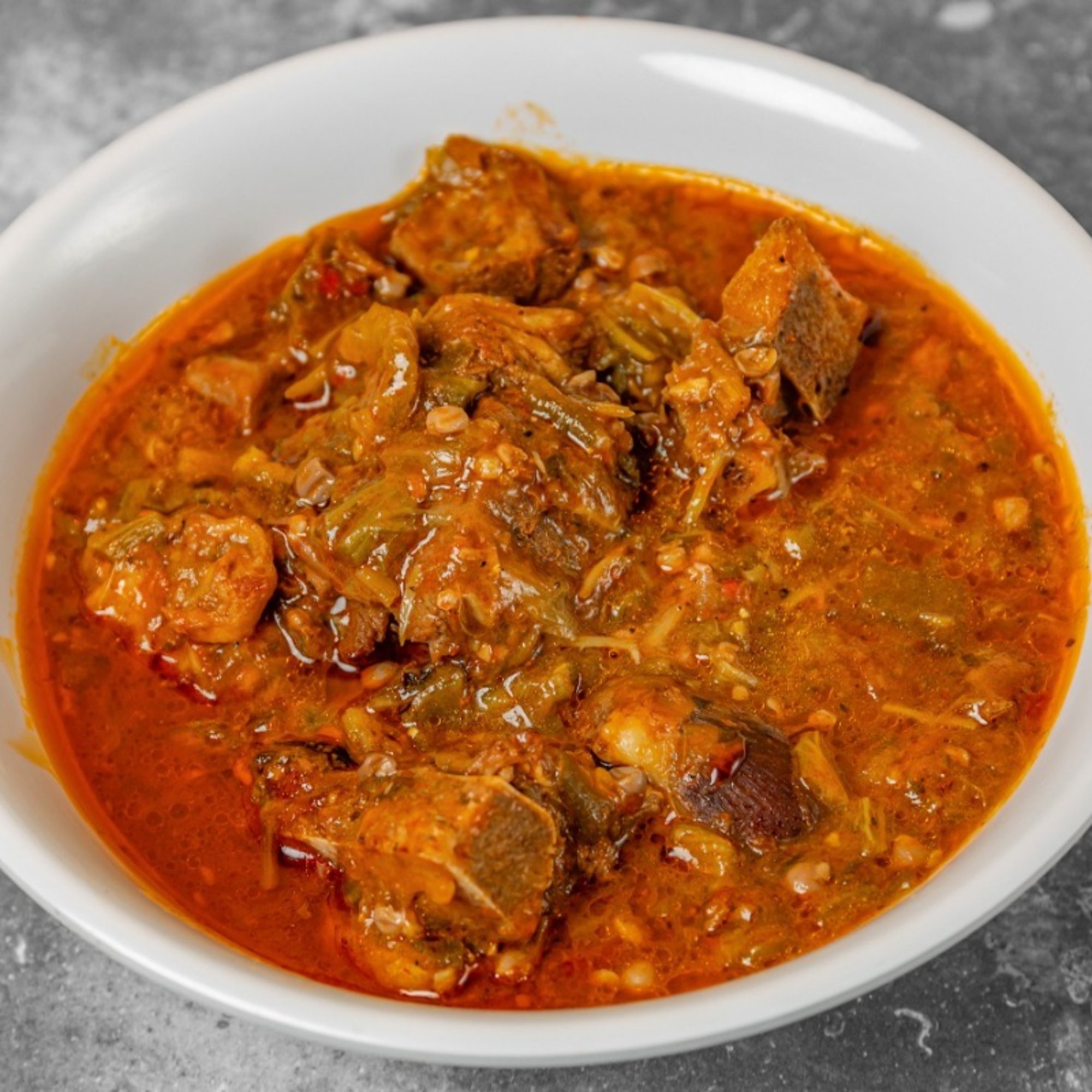 Soup-Okra w/Lamb (Combo)