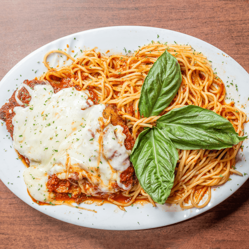 Chicken Parmesan with Spaghetti