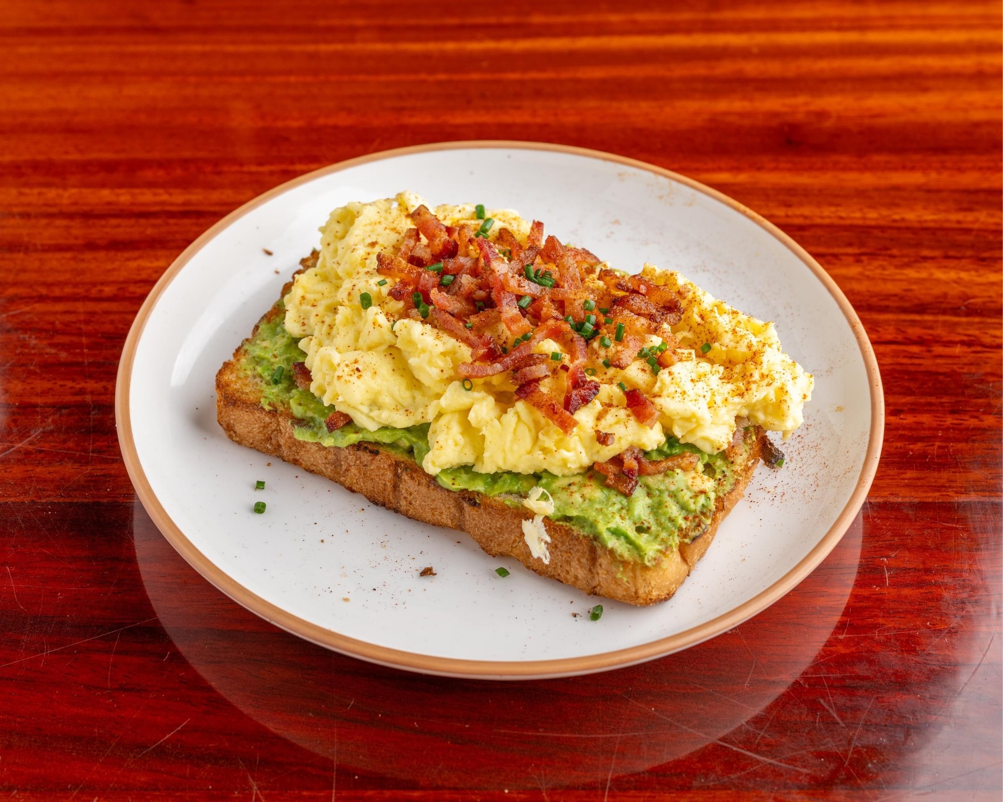 Egg & Bacon Avocado Toast