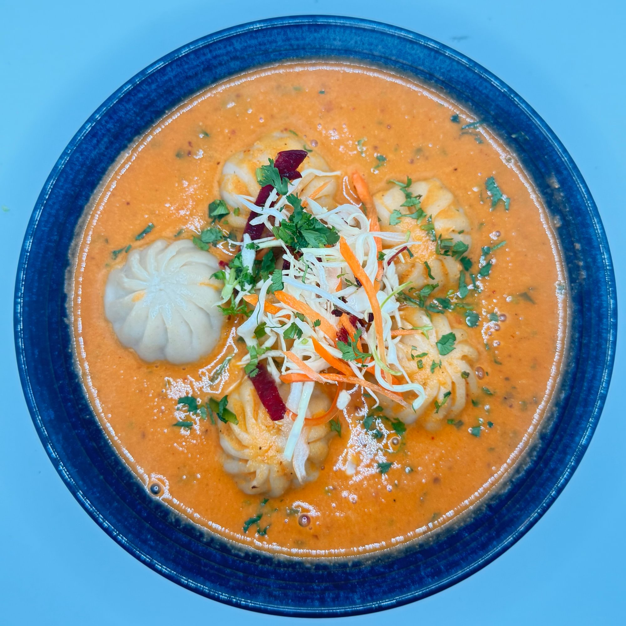 Veg. Soup (Jhol) Mo:Mo (10Pcs)
