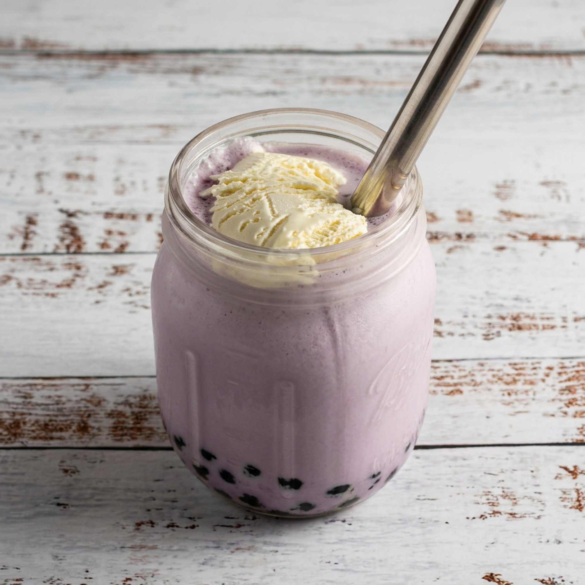 Taro creme milk