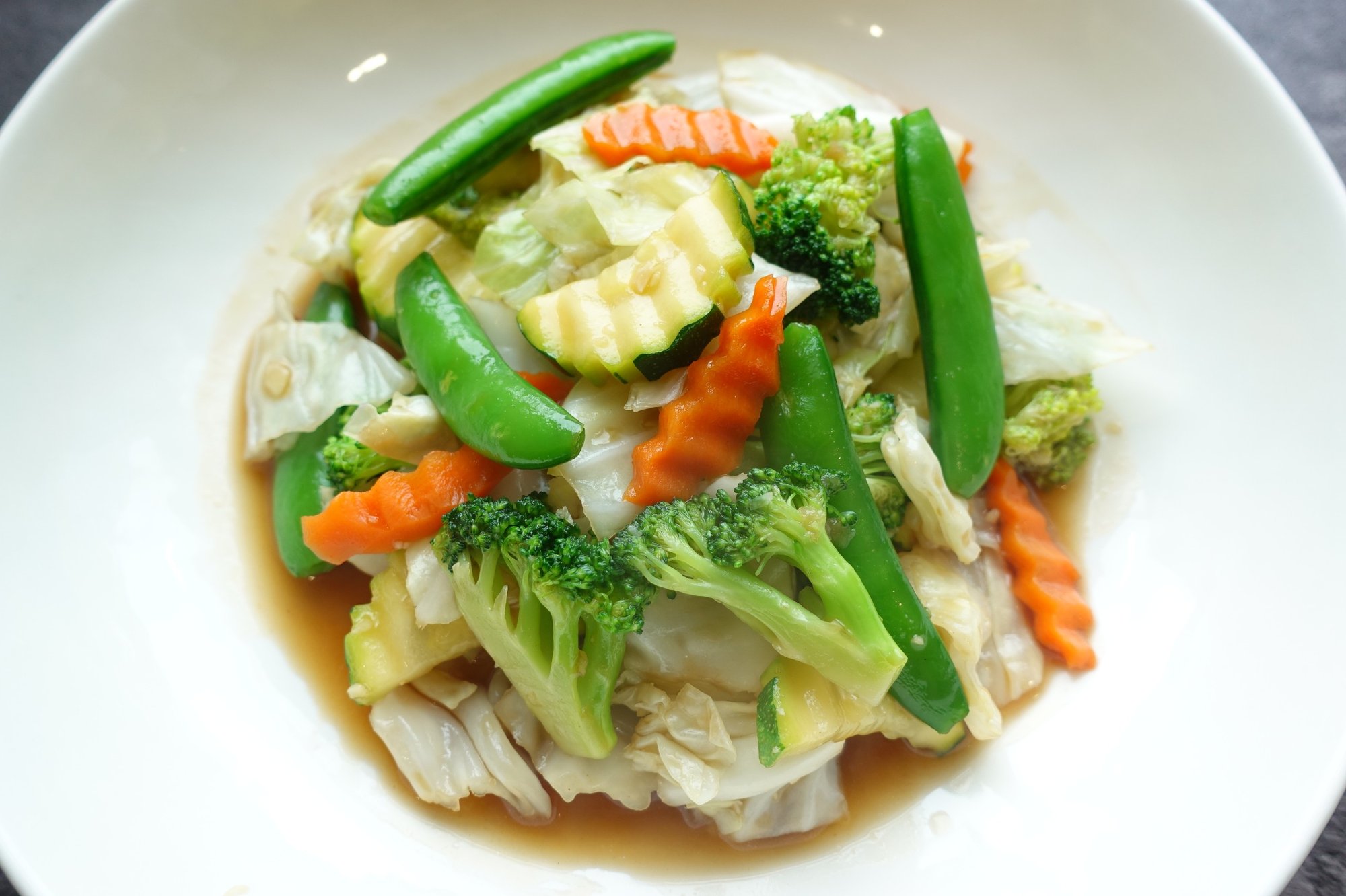 Sautéed Mixed Vegetables (ผัดผักรวม) (🌿GF)