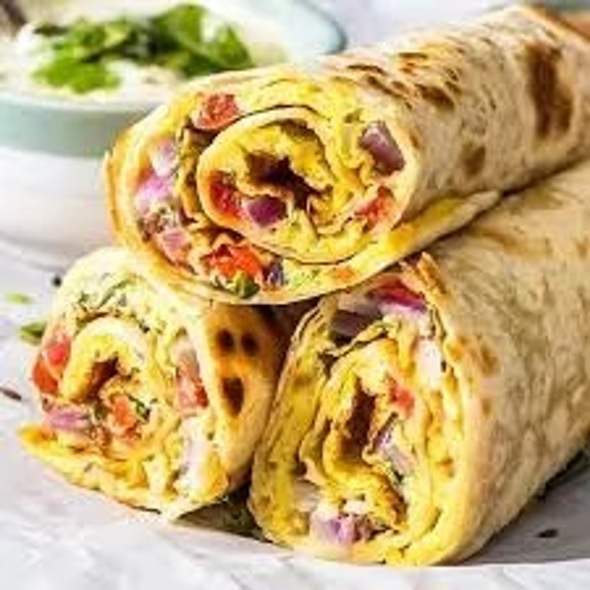 Paratha And Omelette Roll