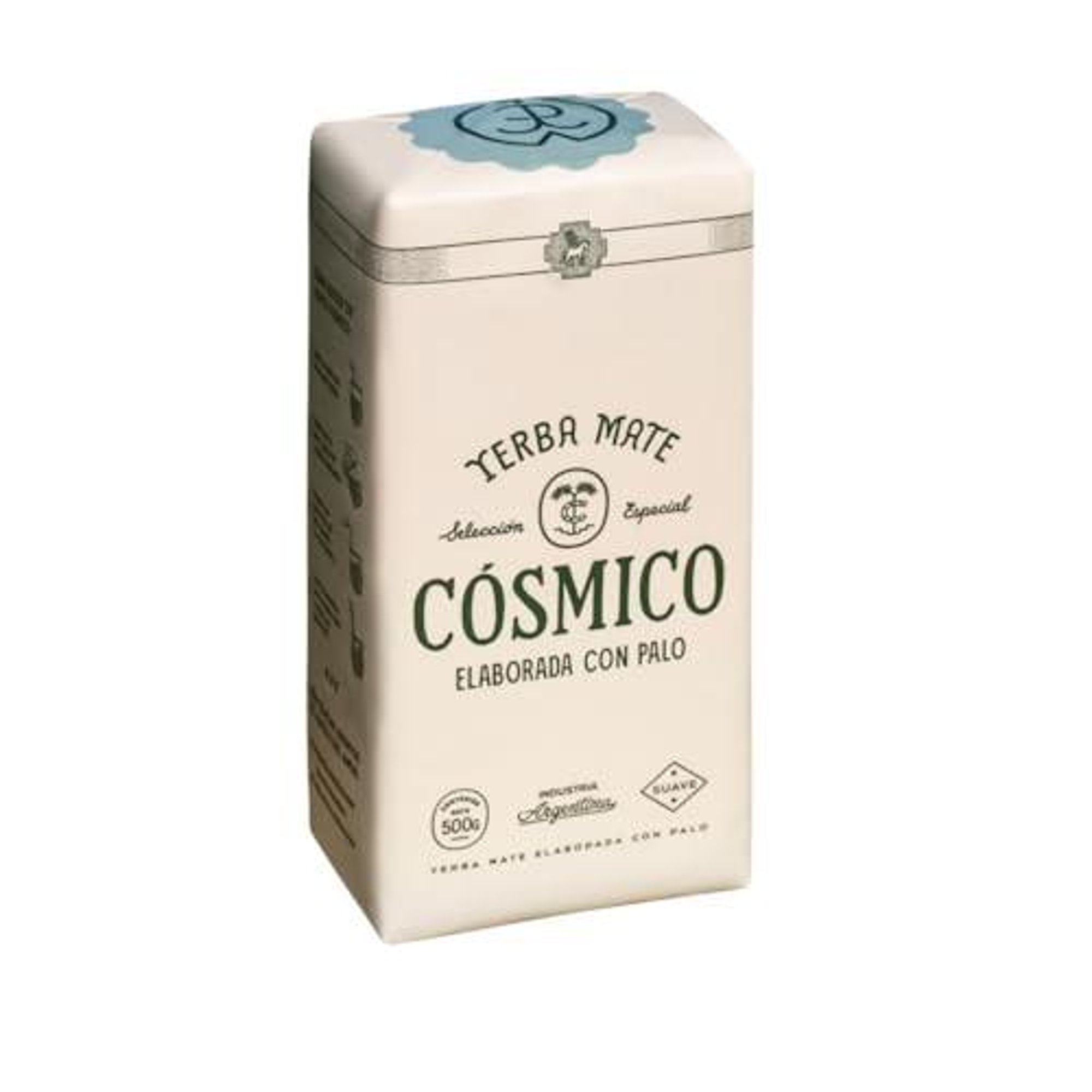 Yerba Mate Cosmico, Premium Loose Leaf Argentine Tea, 1.1 Lb (500g), Gluten-Free, Large Leaf Low...