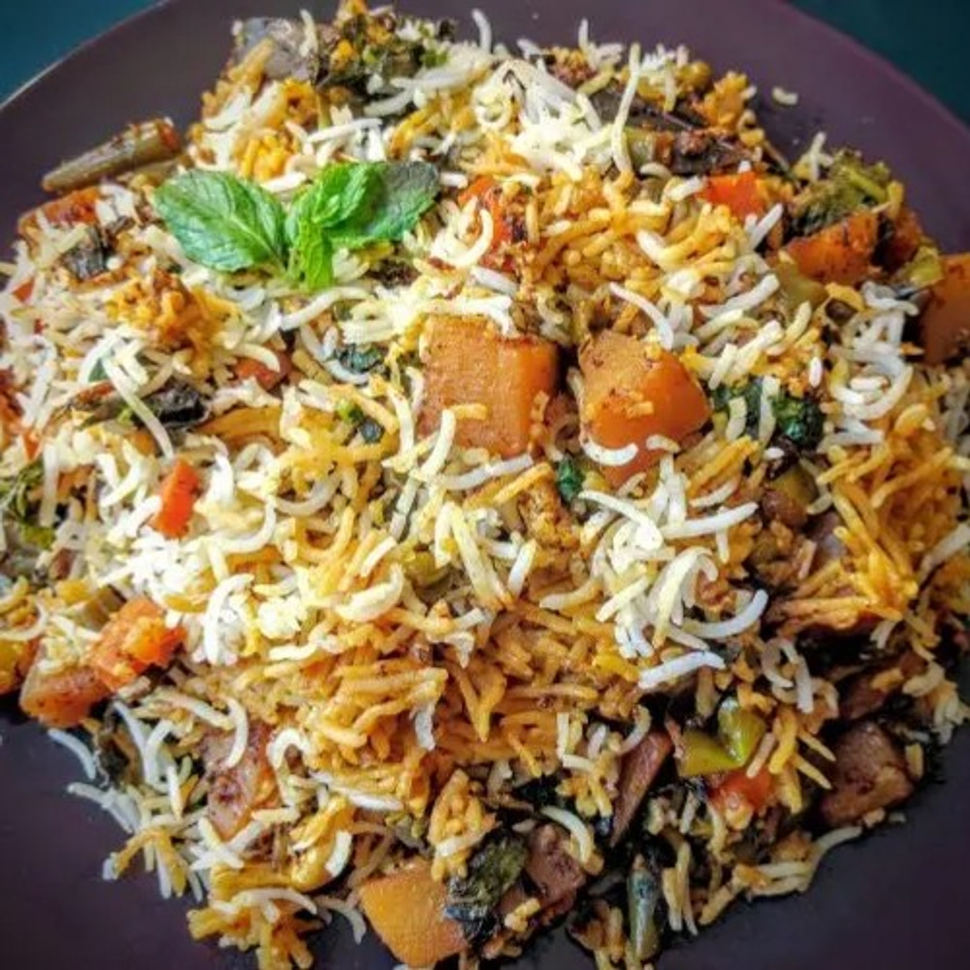 Hyderabadi Veg Dum Biryani